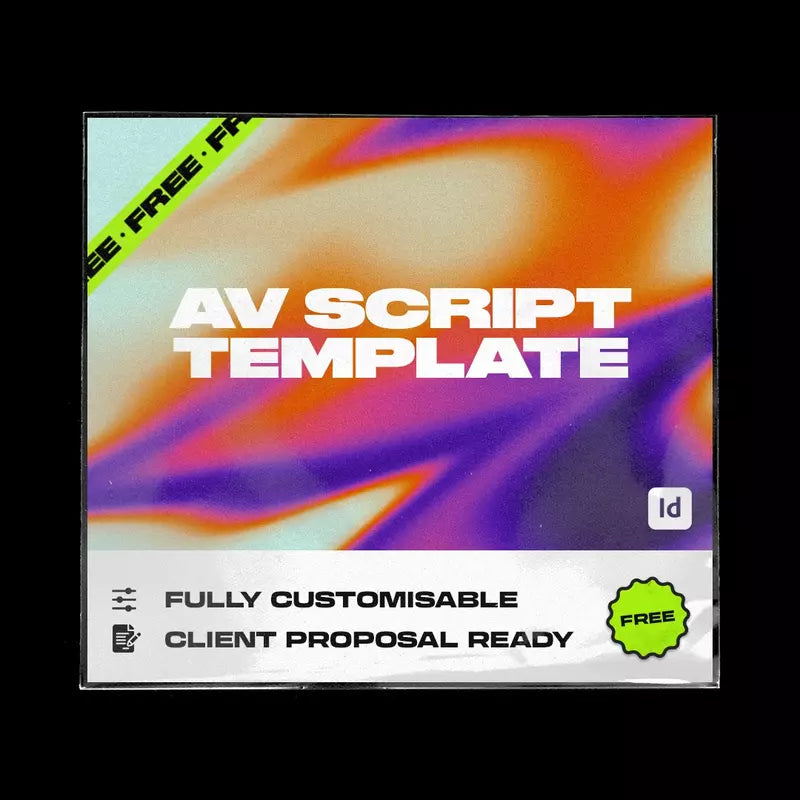 FREE AV Script Template for Creatives: The Audiovisual Blueprint